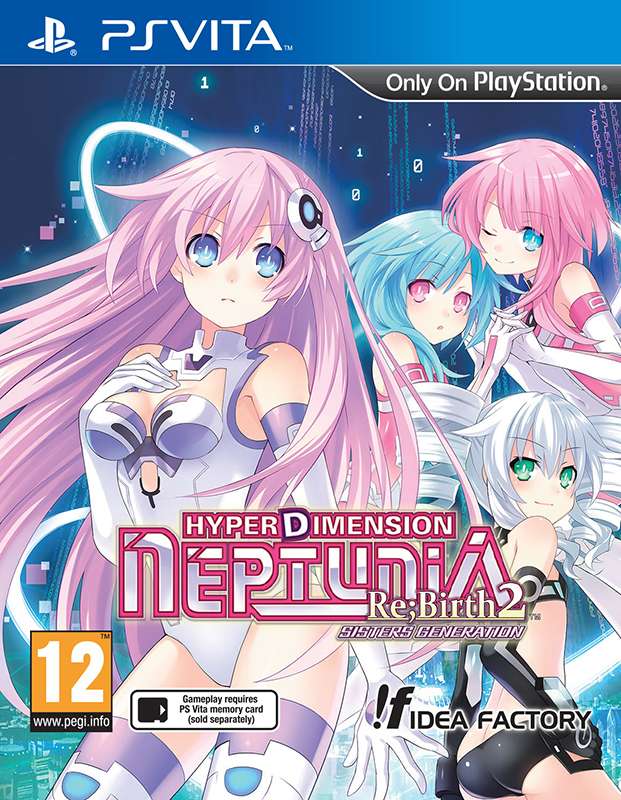 Hyperdimension Neptunia Re;Birth 2 - Sisters Generation (Vita) Boxart