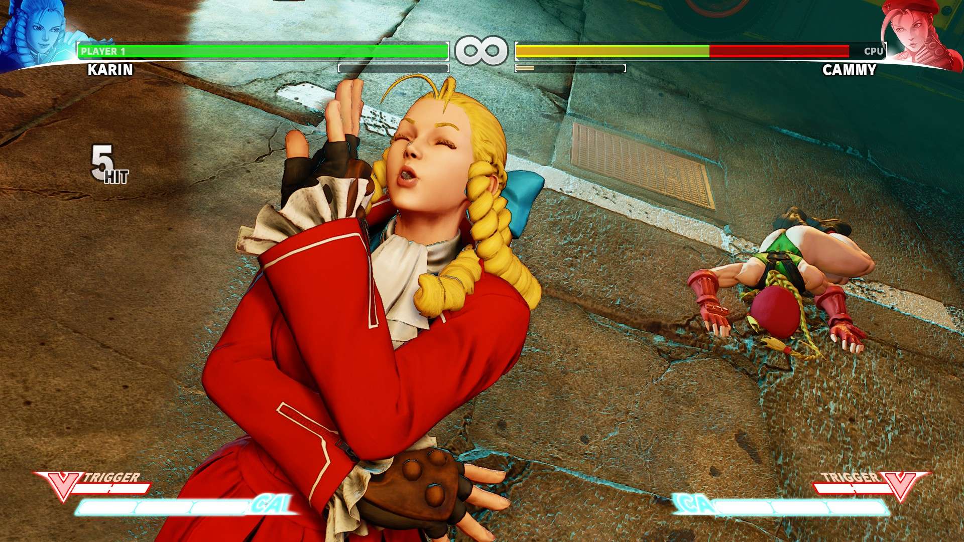 Street Fighter V - Cammy Arcade Mode (HARD) 
