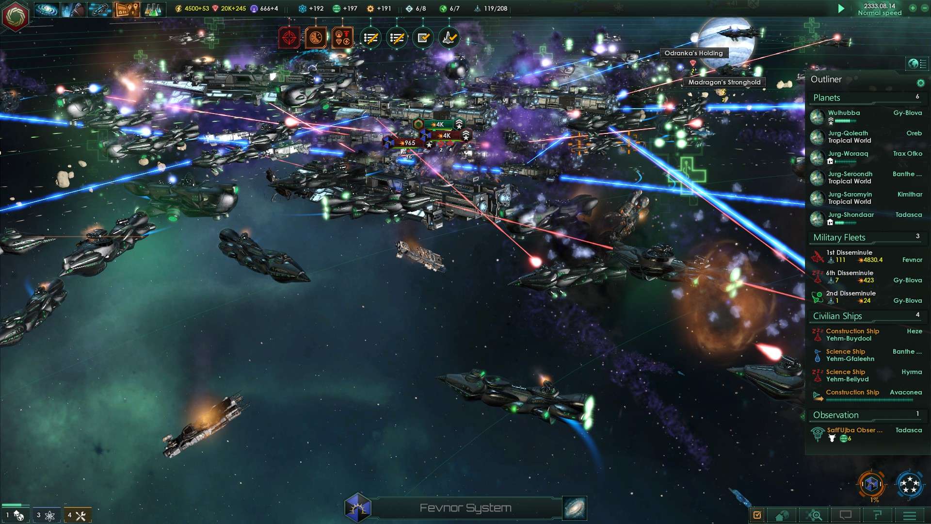 Large fleet battles are pleasingly chaotic – but further diplomatic options would be nice.